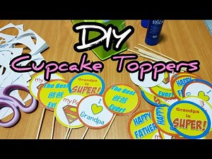 How to Make Cupcake Toppers: DIY Tutorial using Printables