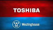Toshiba and Westinghouse Logos