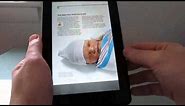 Kindle Fire: Reading books, magazines, newspapers