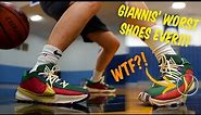 Testing Giannis Antetokounmpo’s WORST Basketball Sneaker EVER! (Nike Freak 5 Performance Review)