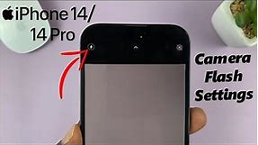 iPhone 14/14 Pro: How To Turn Camera Flash ON / OFF / Auto