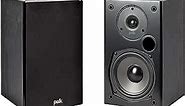 Polk Audio T15 100 Watt Home Theater Bookshelf Speakers – Hi-Res Audio with Deep Bass Response, Dolby and DTS Surround, Wall-Mountable, Pair, Black