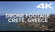 Crete, Greece - Megali Paralia (Big Beach) in 4K!