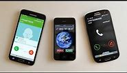 Samsung galaxy S5 & iPhone 2G & Samsung Galaxy S III incoming call