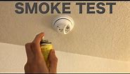 Testing Home Smoke Alarms with Smoke!