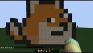 Minecraft Xbox Doge Pixel Art