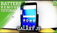SAMSUNG Galaxy J5 (2016) How to Open Back Cover And Remove Battery