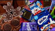 🍫Filling Platter With Sweets Compilation: Milka, Oreo, Milky Way & other | ASMR | Oddly satisfying