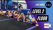 Entire Level 2 Floor Practice with Coach Victoria