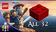 LEGO The Hobbit - All 32 Red Bricks Locations (x2, x4, x6, x8, x10 Studs, Invincibility & More)