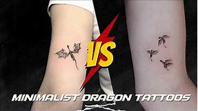61+ Minimalist Dragon Tattoos You Need To See!