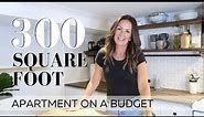 300 Sq ft apartment | Basement/In-law Suite | Design on a budget