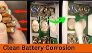 Clean BATTERY CORROSION on ELECTRONICS! EASY DIY! | 2-minute Tutorials Ep.4