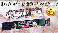 HOW TO MAKE YOUTUBE CHANNEL BANNER | SIMPLE & EASY!