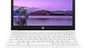 HP Chromebook 11-inch Laptop - Up to 15 Hour Battery Life - MediaTek - MT8183 - 4 GB RAM - 32 GB eMMC Storage - 11.6-inch HD Display - with Chrome OS™ - (11a-na0021nr, 2020 model, Snow White)