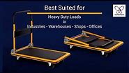 Inaithiram PT300 Heavy Duty Foldable Platform Trolley 300kg Capacity Shops Factory Warehouse Offices