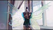 Making Cellophane Fairy Wings