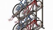 Double Tier Bike Racks | 2-Tier Quad Hi-Density Bike Rack | CycleSafe