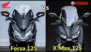 Honda Forza 125 vs Yamaha X-Max 125 Comparison |TM