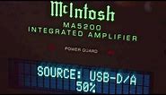 Stereo Design McIntosh MA5200 Integrated Amplifier in HD