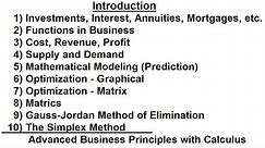 Business Math (1 of 1) Introduction