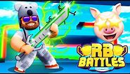 HOW TO GET THE GREEN SWORD IN ROBLOX RB BATTLES.. (RoBeats + Piggy)