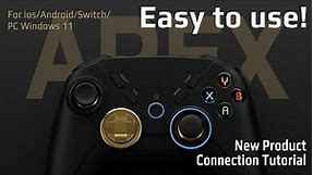 Wireless Tutorial for iPhone/Android Device /Switch /PC ios game controller setting