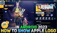 How to show apple  logo in Free Fire || New Trick 2023 || 100% Working Trick #gaminganup