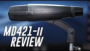 Sennheiser MD421 II Dynamic Mic Review / Test
