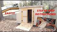Building a shed as easy as ABC Easiest Roof overhang|Paulstoolbox