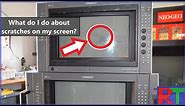 Fixing a Scratched CRT Screen on a Sony BVM - Screen Layer Removal