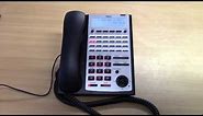 How to change the time on an NEC SL1100 Telephone System