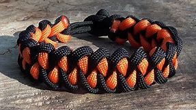 How To Tie A Shark Jaw Bone Paracord Bracelet Without Buckle