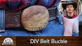 DIY - Making Your own Wooden Belt Buckle