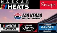 NASCAR Heat 5 Setup - Las Vegas (Cup,Xfinity,Trucks)