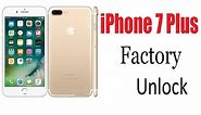 iPhone 7 Plus Factory Unlock Done With iTunes !!