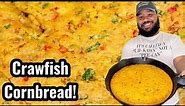 How To Make Crawfish Cornbread | Cajun Recipe | Chef AldenB