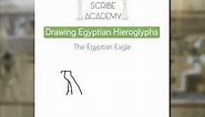 How to draw hieroglyphs: the Egyptian eagle