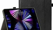 iPad Pro 11 Case with Pencil Holder, Support Pencil 2nd Wireless Charging, Magnetic PU Leather Protective Cover Compatible with iPad Pro 11-inch 3rd/2nd Generation 2021/2020 Released Apple Tablet