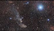 Witch Head Nebula and Star Rigel