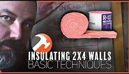 Insulating 2x4 Stud Walls - Basic Tips & Techniques