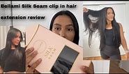 Bellami 26 inch silk seam clip in hair extensions review
