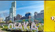 【4K Stroll】Tennoji Park - Osaka - Japan / People Enjoying the Spring Sunshine in the City Center