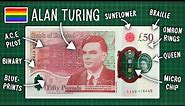 UK's NEW Alan Turing £50 Note - Secrets & Easter Eggs