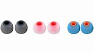 Silicone Earbud Tips Earbuds Replacement Ear Tips Gels Bud for Popular in-Ear Headphones Other Inner Hole from 3.8mm - 5.1mm Earphones 9 Pairs S/M/L
