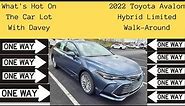 2022 Toyota Avalon Hybrid Limited Harbor Gray Metallic Exterior & Interior Walk Around
