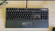 The Asus TUF K3 Gaming Mechanical Keyboard