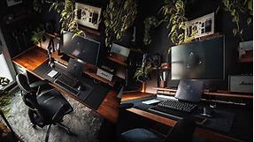 My 2023 Dark Aesthetic Home Office | Part 2: Plants, Setup Updates & More