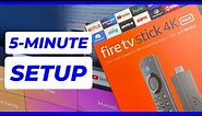 How to Set Up the Amazon Fire TV Stick 4K Max in 5 Minutes! | Fire TV Setup and Activation Guide