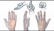 A Quick and Simple Guide to Drawing Hands